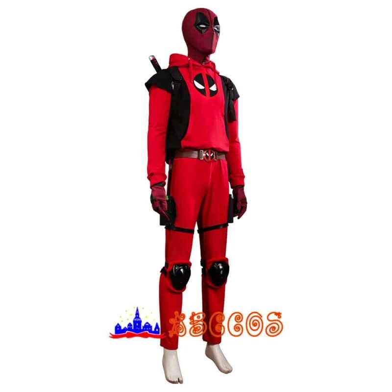 Deadpool&Wolverine Deadpool 3 teenage hoodie cosplay costume（Excluding weapons）