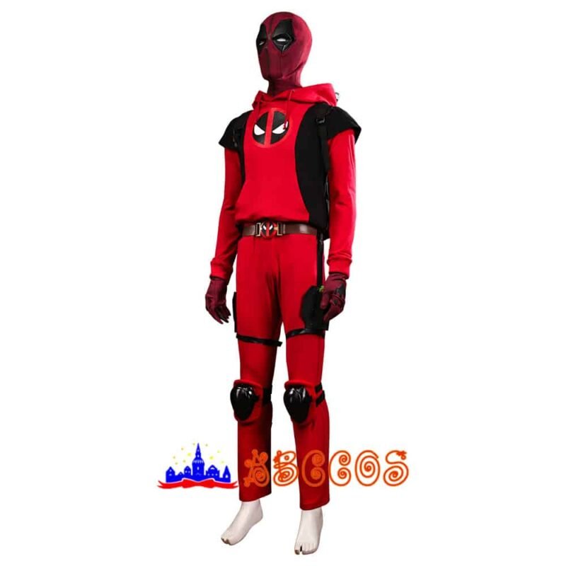 Deadpool&Wolverine Deadpool 3 teenage hoodie cosplay costume（Excluding weapons）