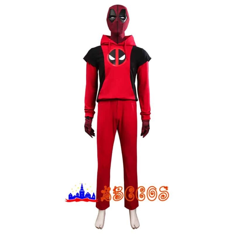 Deadpool&Wolverine Deadpool 3 teenage hoodie cosplay costume（Excluding weapons）