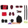 Deadpool&Wolverine Deadpool 3 teenage hoodie cosplay costume（Excluding weapons）