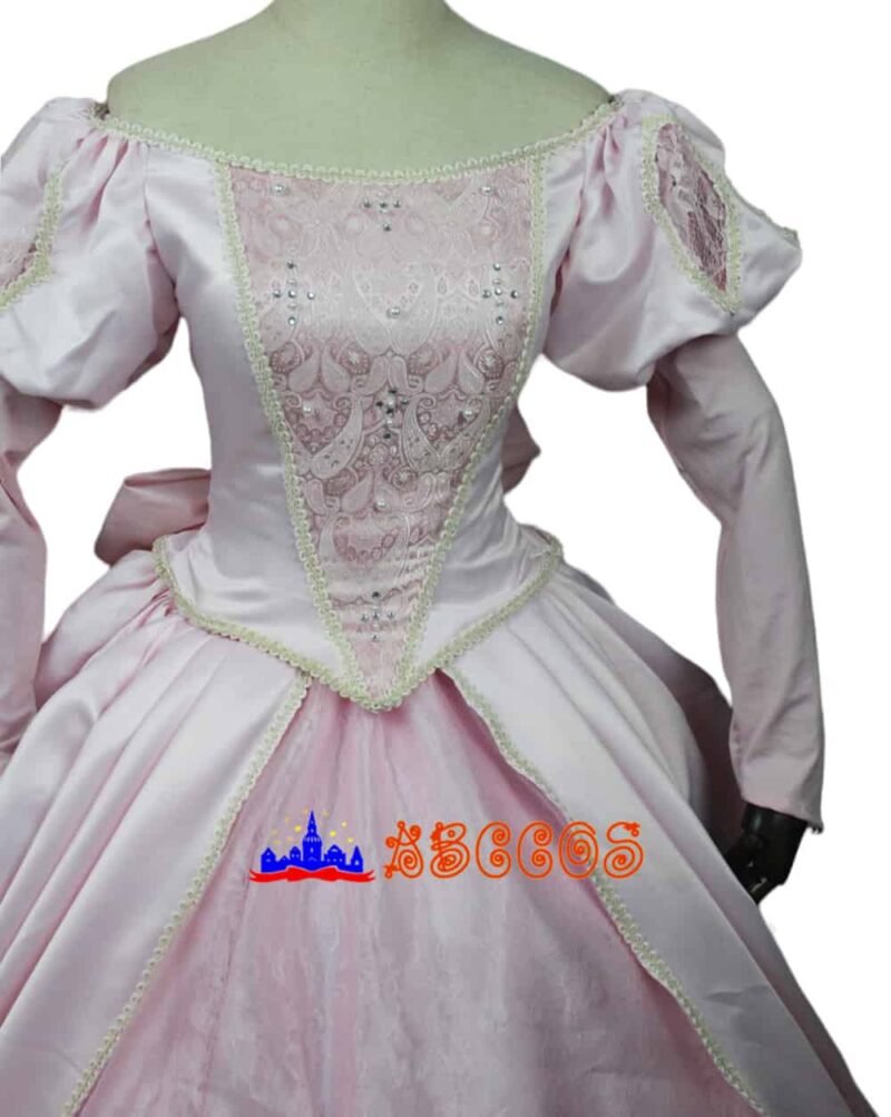 Disney The Little Mermaid Ariel pink princess dress cosplay costume Disney The Little Mermaid Ariel pink princess dress cosplay costume