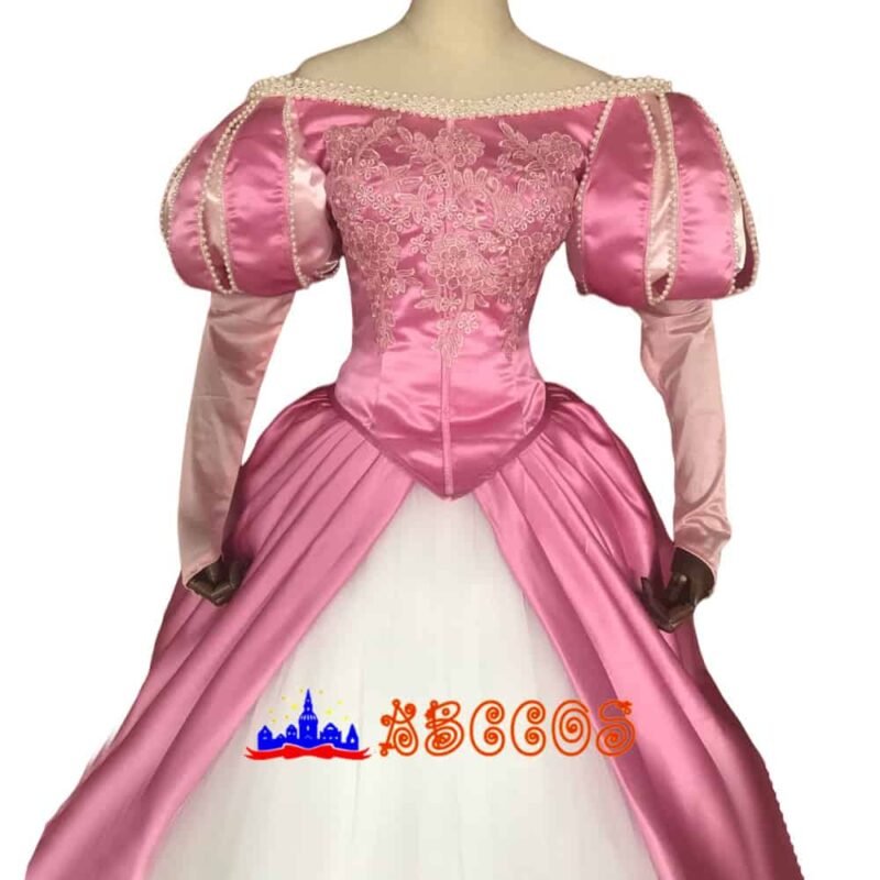 Disney The Little Mermaid Ariel pink princess dress cosplay costume Disney The Little Mermaid Ariel pink princess dress cosplay costume