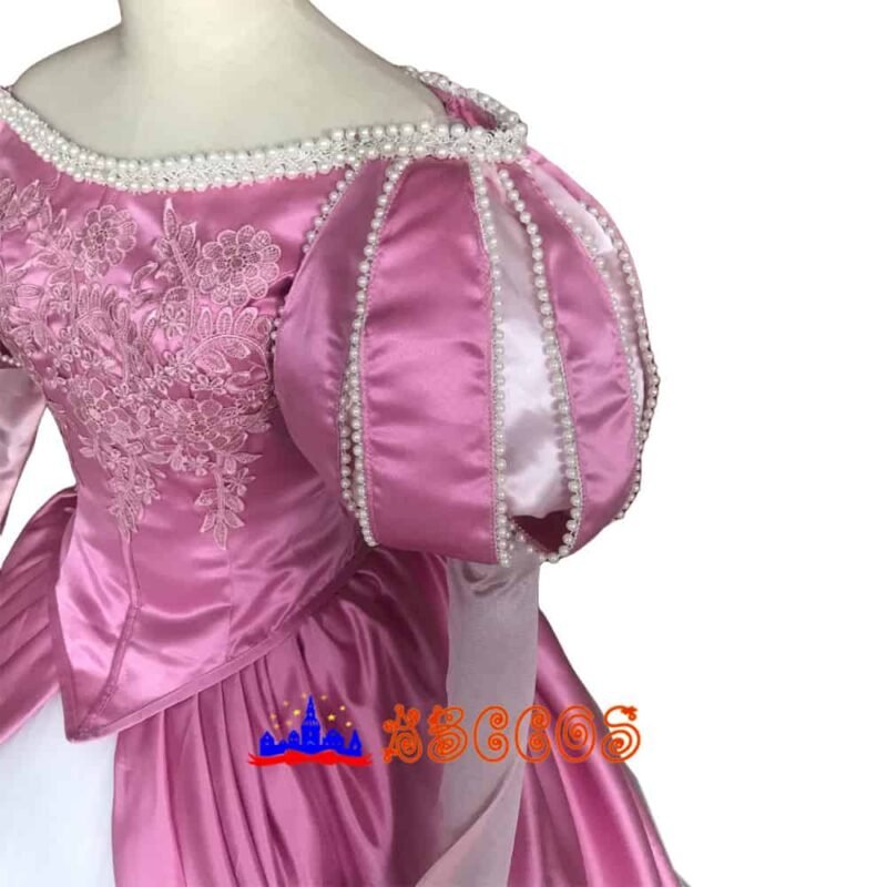 Disney The Little Mermaid Ariel pink princess dress cosplay costume Disney The Little Mermaid Ariel pink princess dress cosplay costume