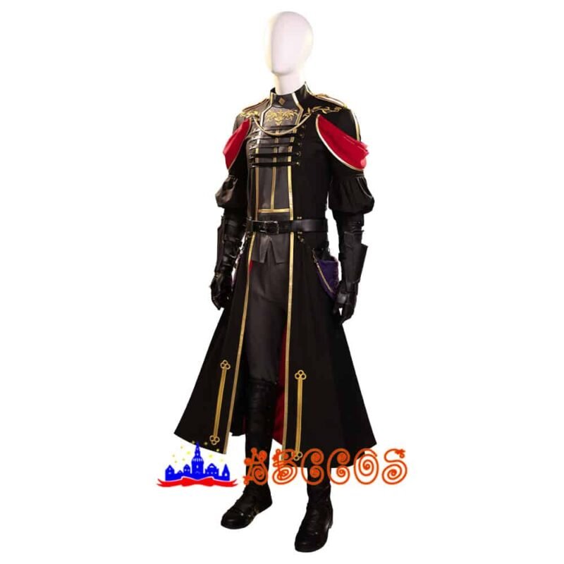 Final Fantasy VII Young Sephiroth black cosplay costume（Excluding weapons）