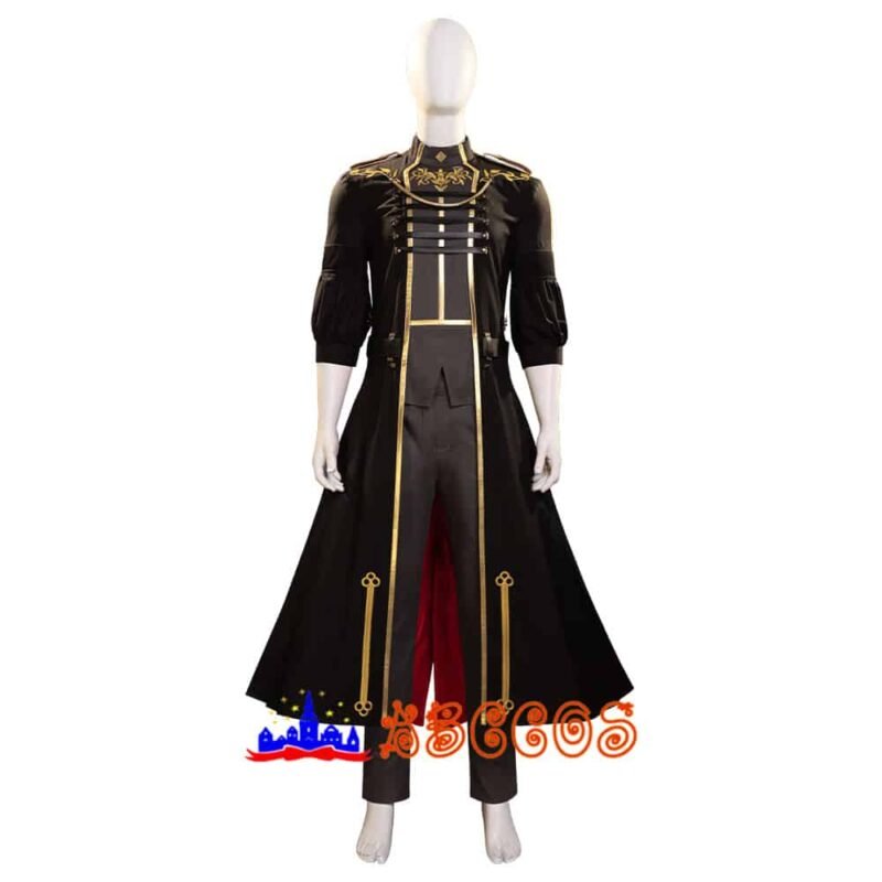 Final Fantasy VII Young Sephiroth black cosplay costume（Excluding weapons）