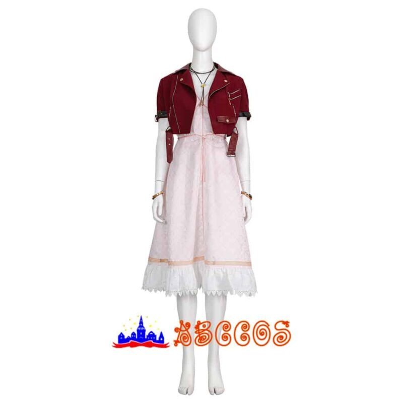 Final Fantasy VII Remake Aerith Gainsborough cosplay costume Final Fantasy VII Remake Aerith Gainsborough cosplay costume