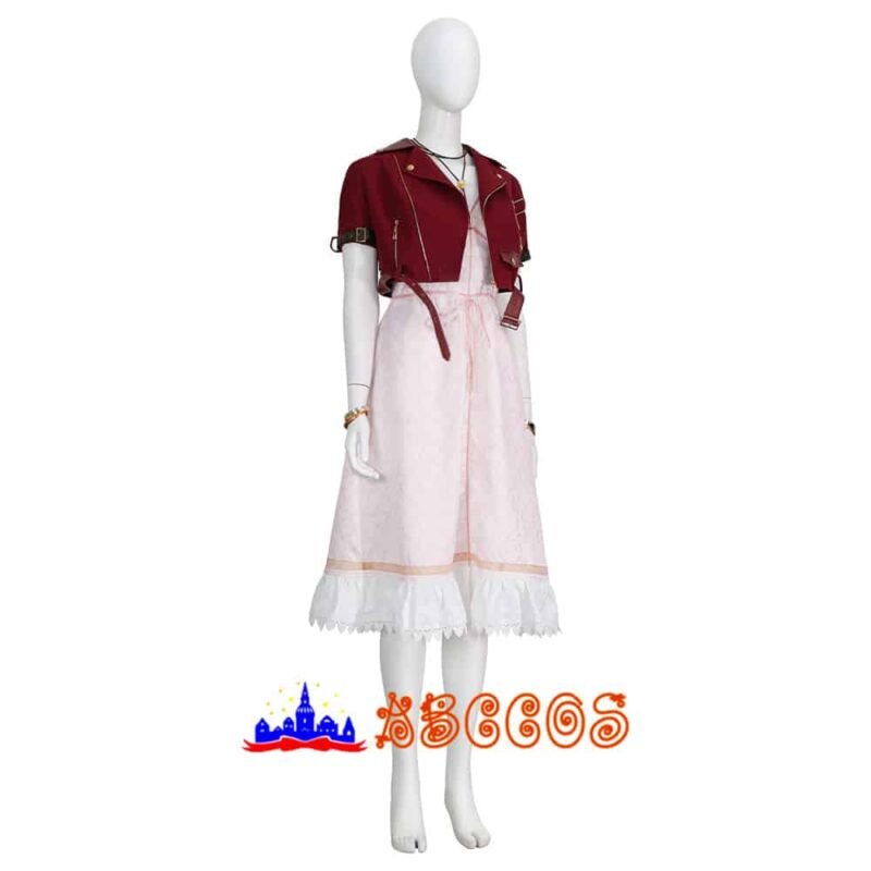 Final Fantasy VII Remake Aerith Gainsborough cosplay costume Final Fantasy VII Remake Aerith Gainsborough cosplay costume