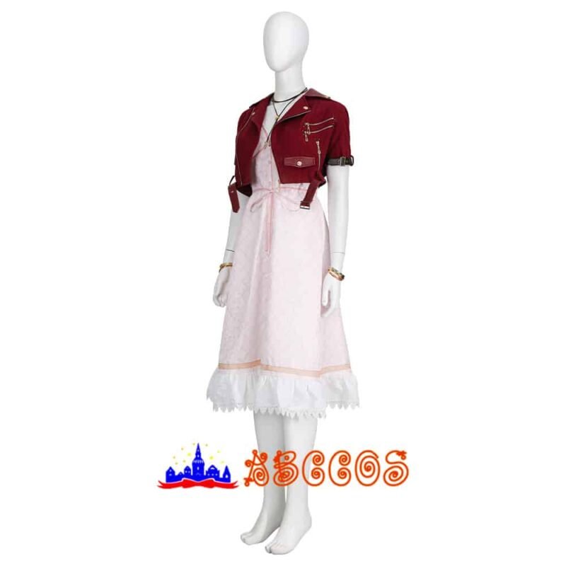 Final Fantasy VII Remake Aerith Gainsborough cosplay costume Final Fantasy VII Remake Aerith Gainsborough cosplay costume