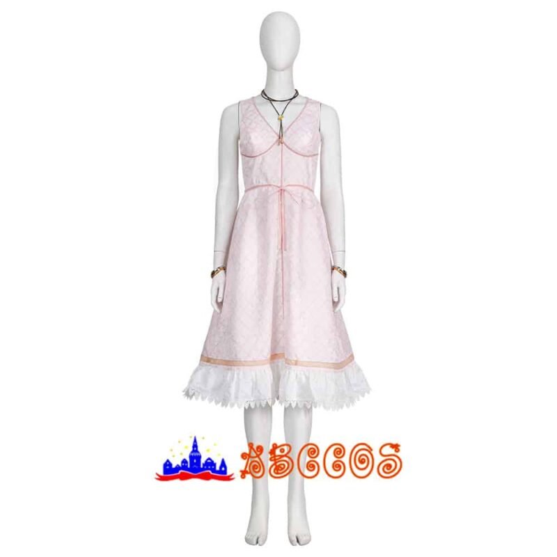 Final Fantasy VII Remake Aerith Gainsborough cosplay costume Final Fantasy VII Remake Aerith Gainsborough cosplay costume