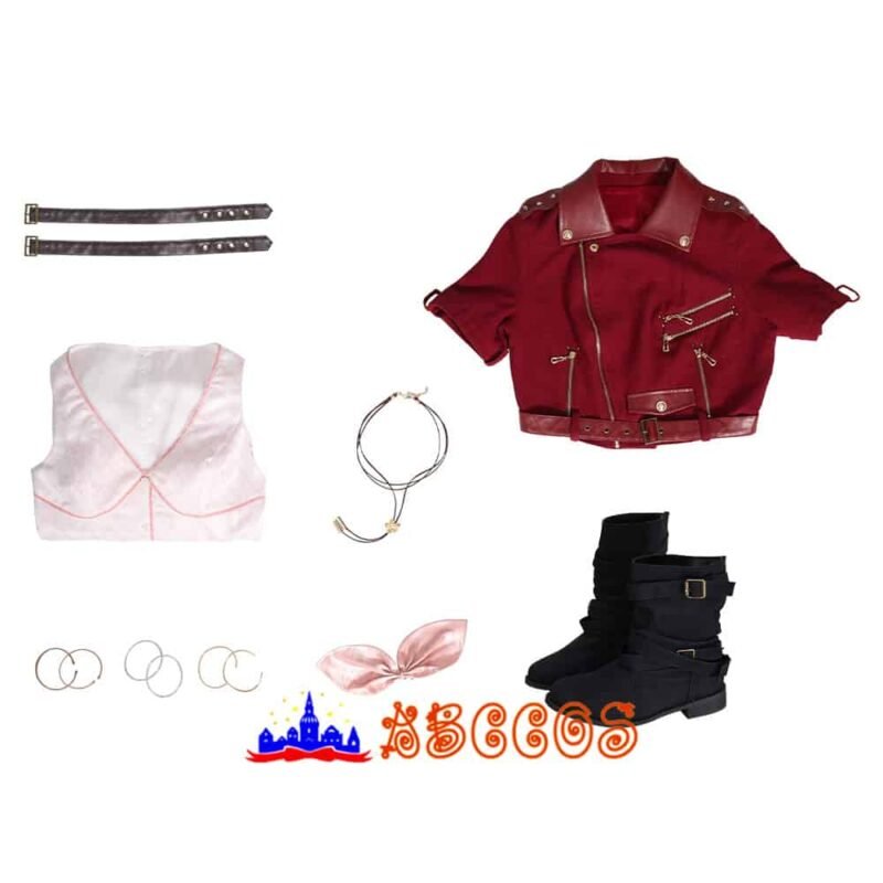 Final Fantasy VII Remake Aerith Gainsborough cosplay costume Final Fantasy VII Remake Aerith Gainsborough cosplay costume