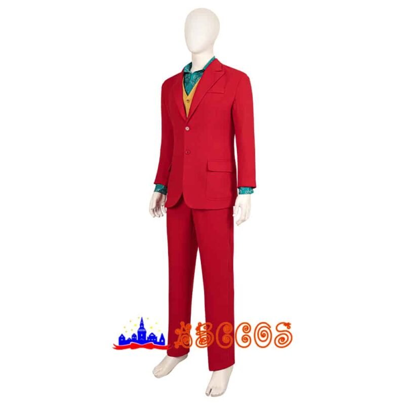 Joker 2（Joker: Folie à Deux） Joker red suit cosplay costume