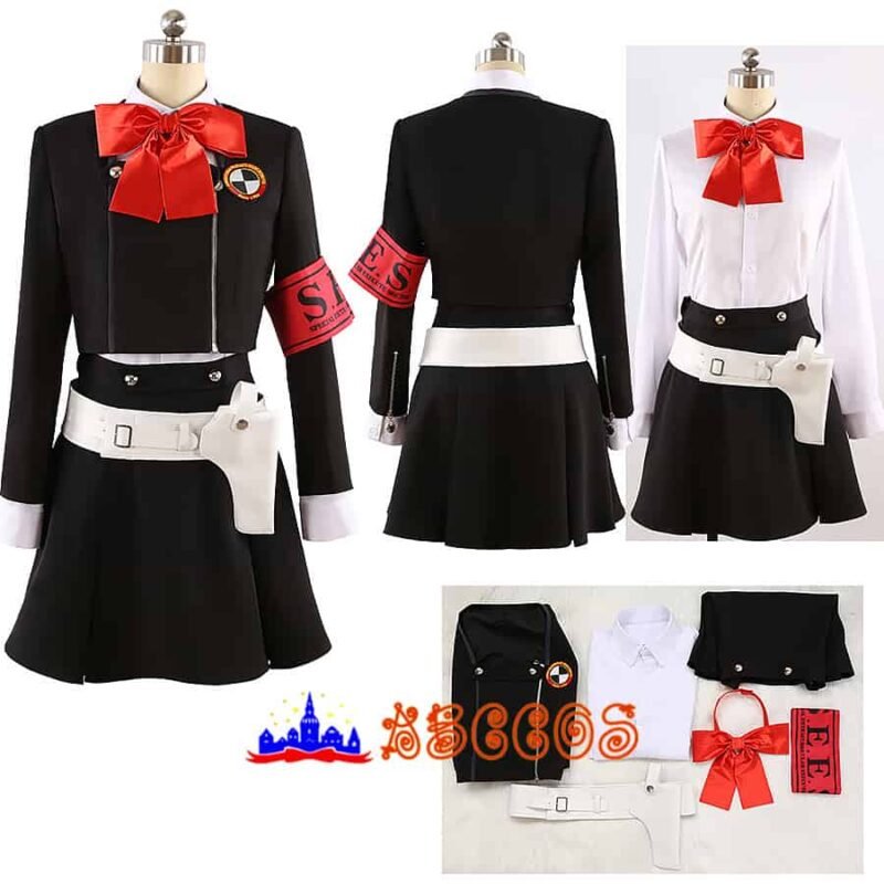 PERSONA 3 PORTABLE P3P Hamuko(Kotone Shiomi) Gekkoukan Uniform cosplay costume