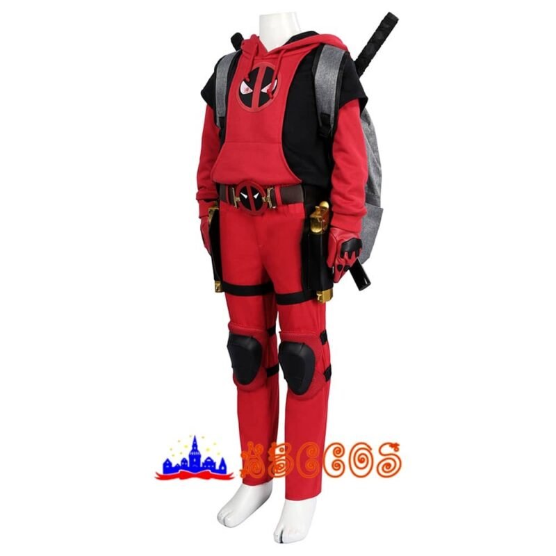Deadpool3 Deadpool & Wolverine Dogpool Deadpool kid's cosplay costume(Excluding weapons) Deadpool3 Deadpool & Wolverine Dogpool Deadpool kid's cosplay costume(Excluding weapons)
