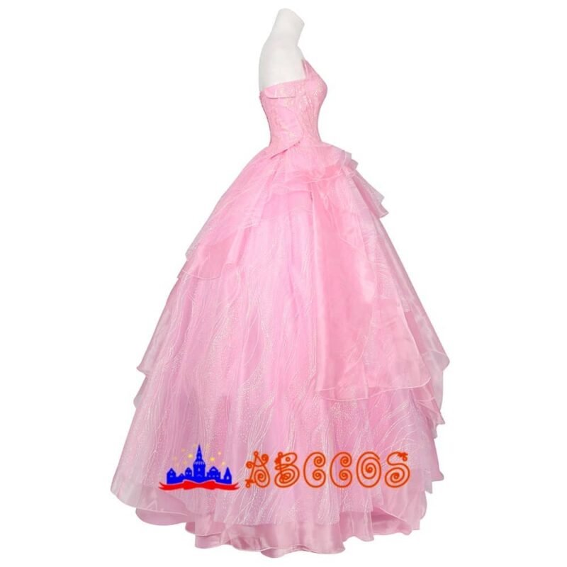 Wicked Part One madame morrible Glynda（Galinda Upland/Glinda）Pink wedding dress cosplay costume