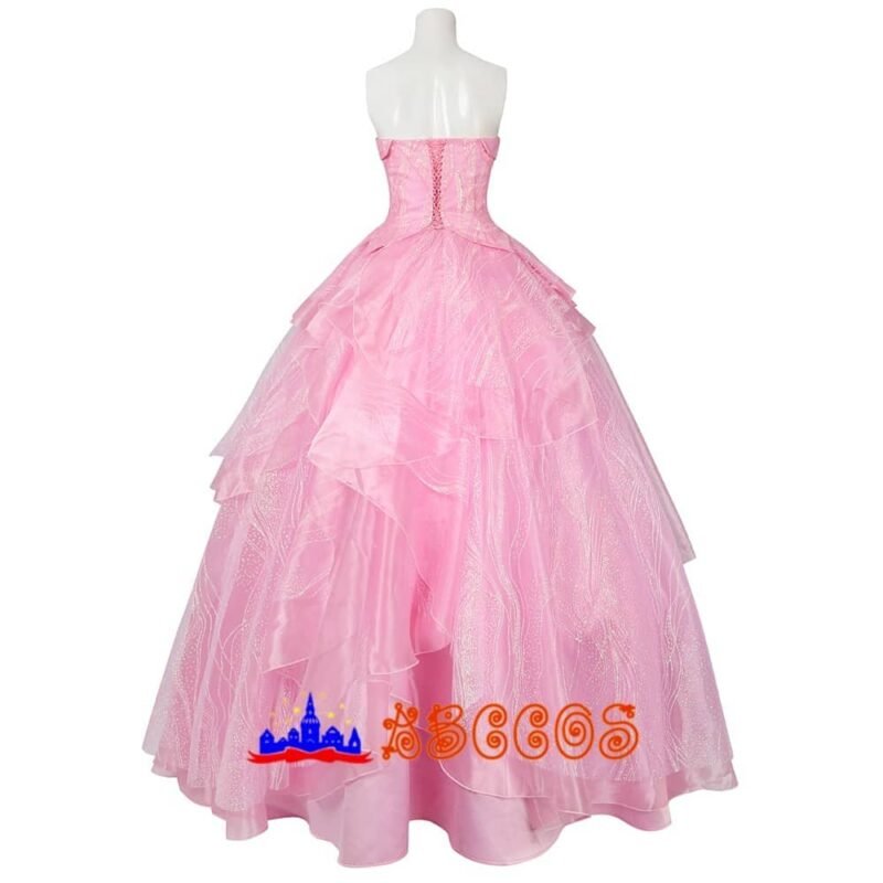 Wicked Part One madame morrible Glynda（Galinda Upland/Glinda）Pink wedding dress cosplay costume