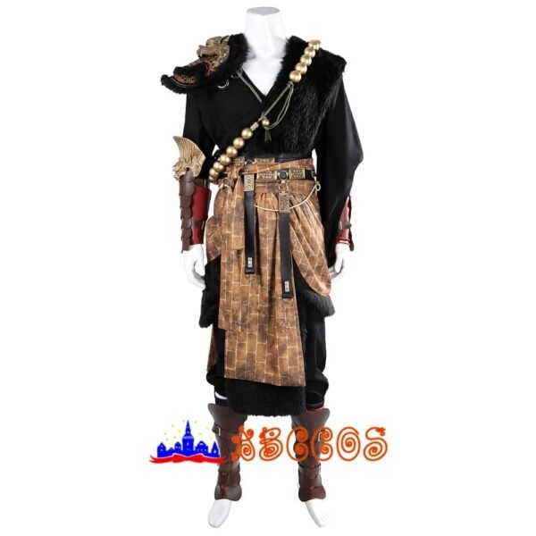 Black Myth: Wukong Ebongold Silk Robe cosplay costume