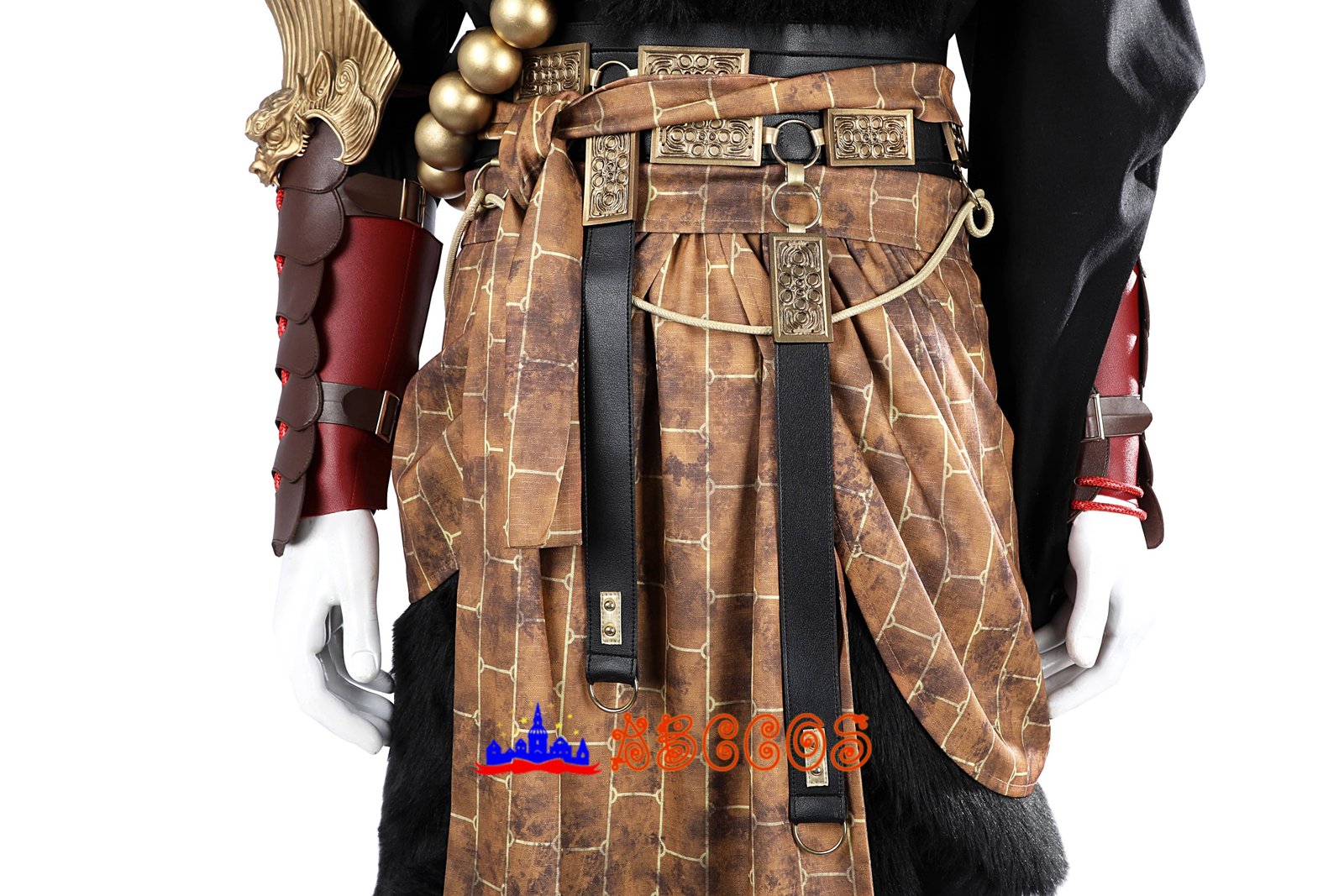 Black Myth: Wukong Ebongold Silk Robe cosplay costume-ABCcosplay Black Myth: Wukong Ebongold Silk Robe cosplay costume-ABCcosplay