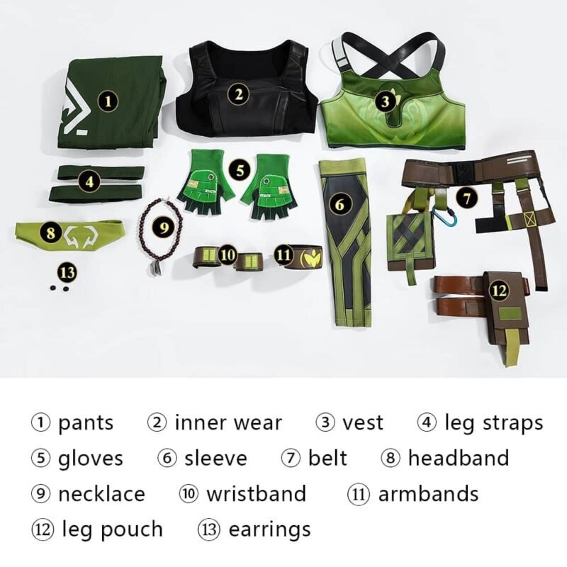 VALORANT Skye cosplay costume