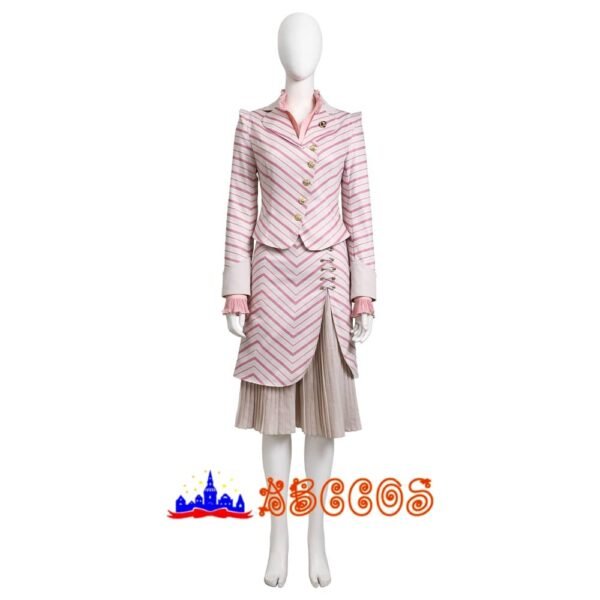Madame morrible Galinda Upland/Glinda Striped suit cosplay costume Madame morrible Galinda Upland/Glinda Striped suit cosplay costume