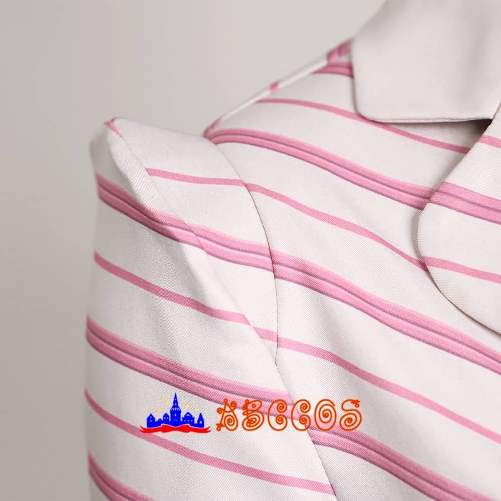 Madame morrible Galinda Upland/Glinda Striped suit cosplay costume-ABCcosplay Madame morrible Galinda Upland/Glinda Striped suit cosplay costume-ABCcosplay