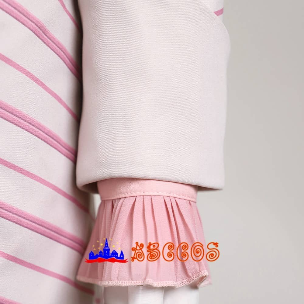 Madame morrible Galinda Upland/Glinda Striped suit cosplay costume-ABCcosplay Madame morrible Galinda Upland/Glinda Striped suit cosplay costume-ABCcosplay