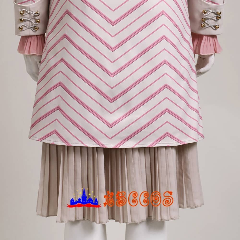 Madame morrible Galinda Upland/Glinda Striped suit cosplay costume-ABCcosplay Madame morrible Galinda Upland/Glinda Striped suit cosplay costume-ABCcosplay