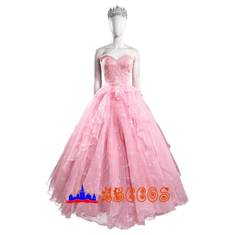 Madame morrible Galinda Upland/Glinda Pink wedding dress cosplay costume Madame morrible Galinda Upland/Glinda Pink wedding dress cosplay costume