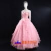 Madame morrible Galinda Upland/Glinda Pink wedding dress cosplay costume Madame morrible Galinda Upland/Glinda Pink wedding dress cosplay costume