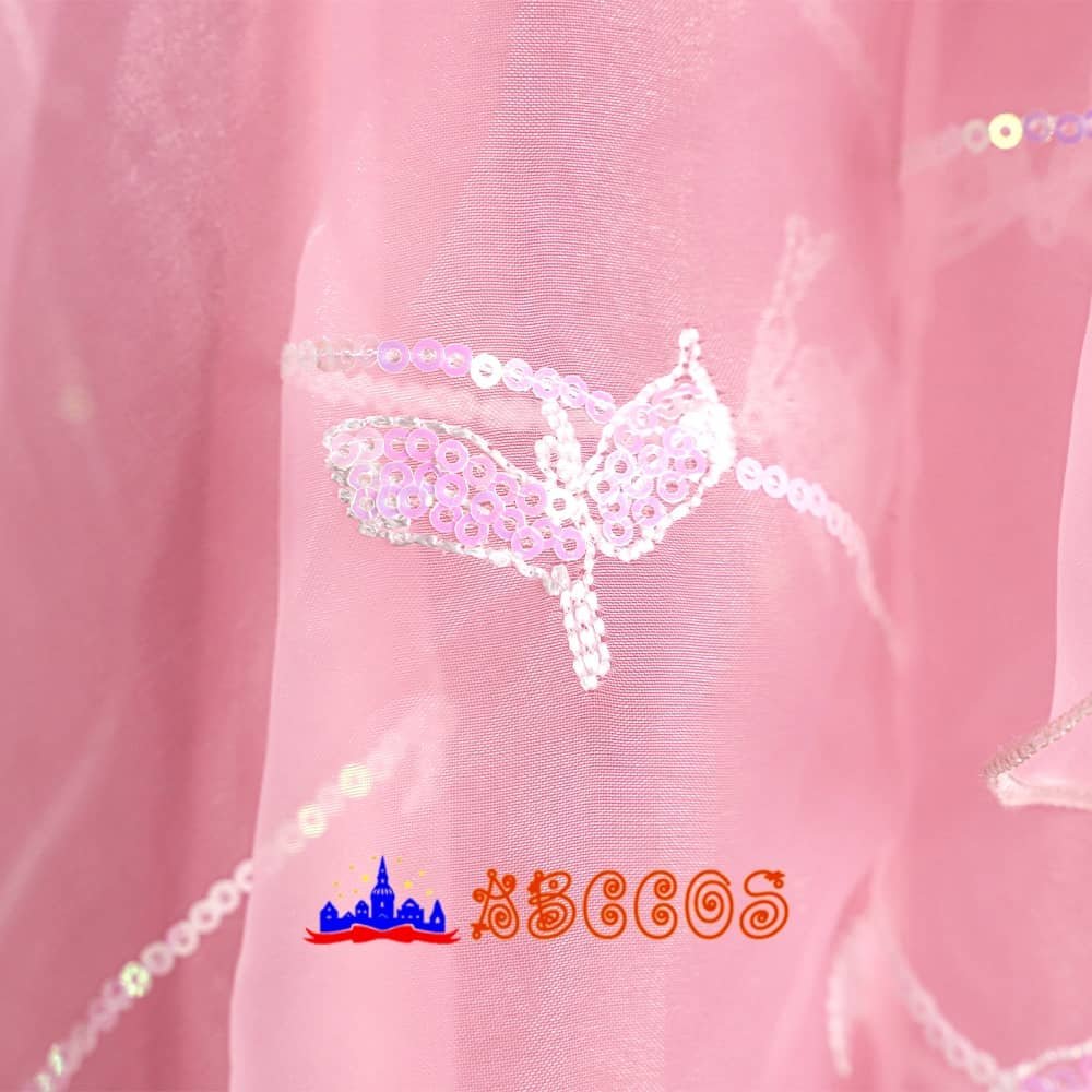 Madame morrible Galinda Upland/Glinda Pink wedding dress cosplay costume-ABCcosplay Madame morrible Galinda Upland/Glinda Pink wedding dress cosplay costume-ABCcosplay