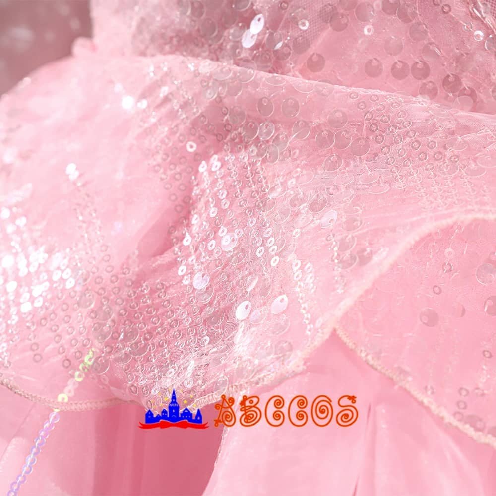 Madame morrible Galinda Upland/Glinda Pink wedding dress cosplay costume-ABCcosplay Madame morrible Galinda Upland/Glinda Pink wedding dress cosplay costume-ABCcosplay
