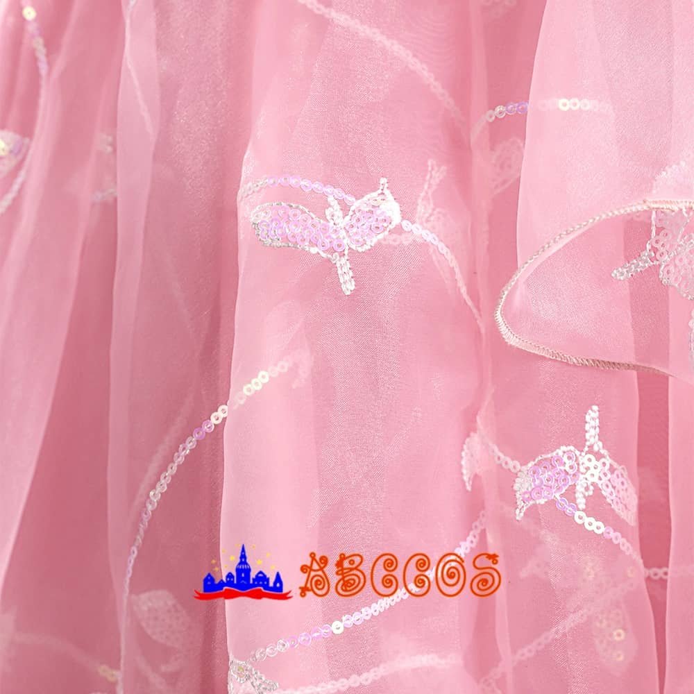 Madame morrible Galinda Upland/Glinda Pink wedding dress cosplay costume-ABCcosplay Madame morrible Galinda Upland/Glinda Pink wedding dress cosplay costume-ABCcosplay