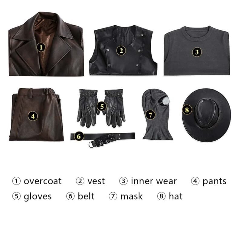 Spider-Man: Noir Peter Parker SPIDER-MAN NOIR cosplay costume