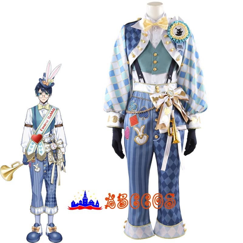 Disney Twisted-Wonderland Rose Kingdom's White Rabbit Festival deuce cosplay costume