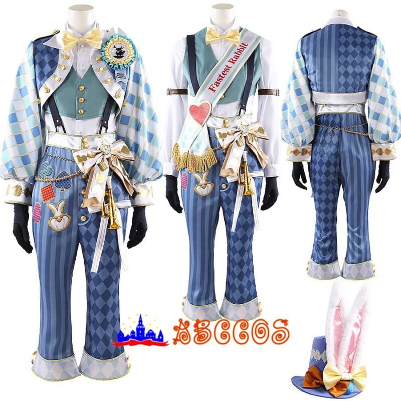 Disney Twisted-Wonderland Rose Kingdom's White Rabbit Festival deuce cosplay costume