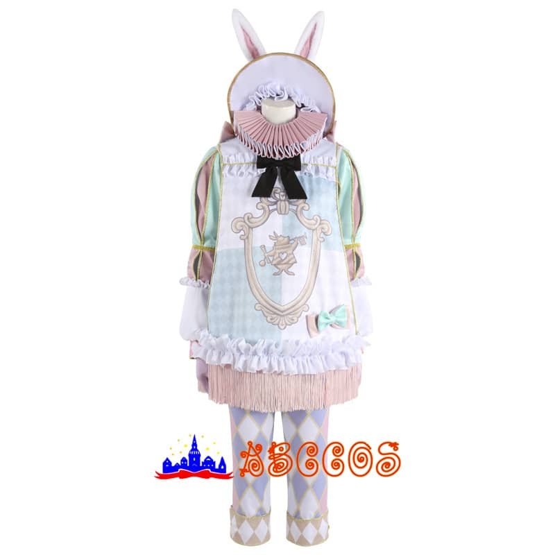 Disney Twisted-Wonderland Rose Kingdom's White Rabbit Festival epel cosplay costume