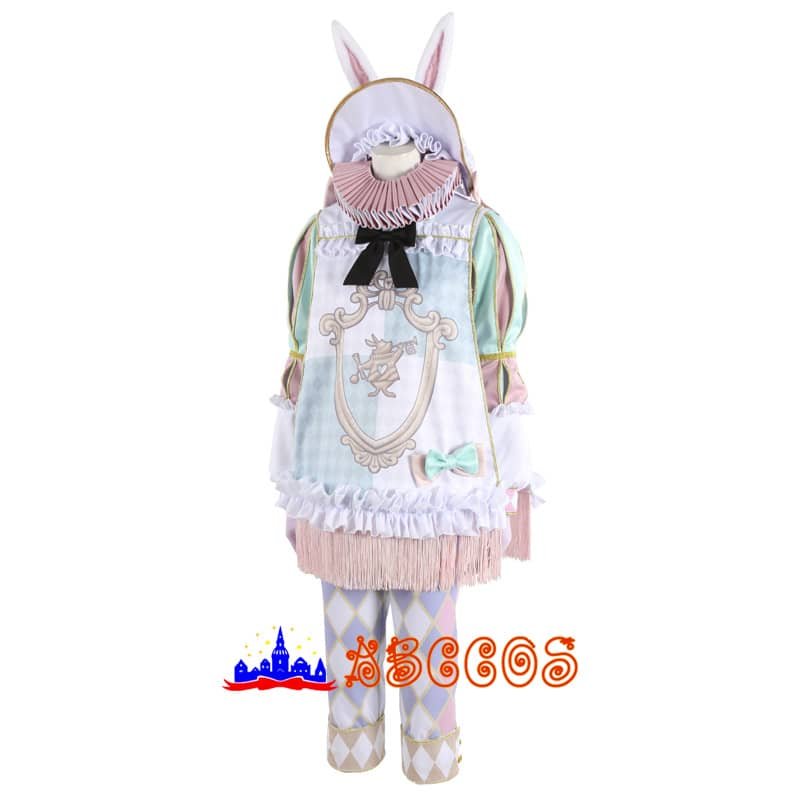 Disney Twisted-Wonderland Rose Kingdom's White Rabbit Festival epel cosplay costume