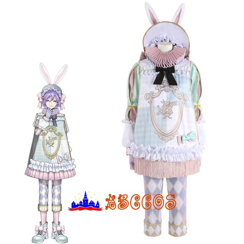 Disney Twisted-Wonderland Rose Kingdom's White Rabbit Festival epel cosplay costume