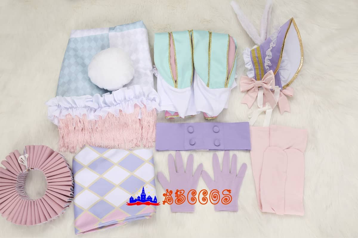 Disney Twisted-Wonderland Rose Kingdom’s White Rabbit Festival epel cosplay costume-ABCcosplay Disney Twisted-Wonderland Rose Kingdom’s White Rabbit Festival epel cosplay costume-ABCcosplay