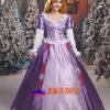 Disney Enchanted Tangled Rapunzel dress cosplay costume
