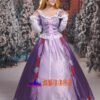 Disney Enchanted Tangled Rapunzel dress cosplay costume