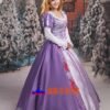 Disney Enchanted Tangled Rapunzel dress cosplay costume