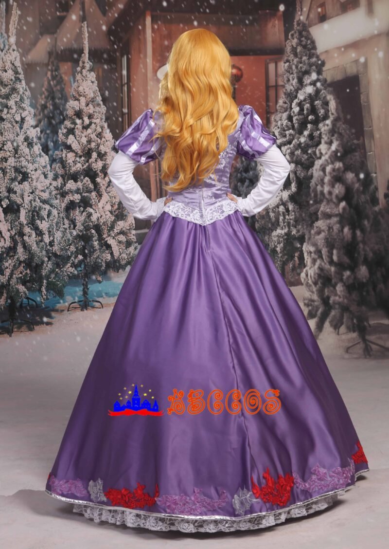 Disney Enchanted Tangled Rapunzel dress cosplay costume