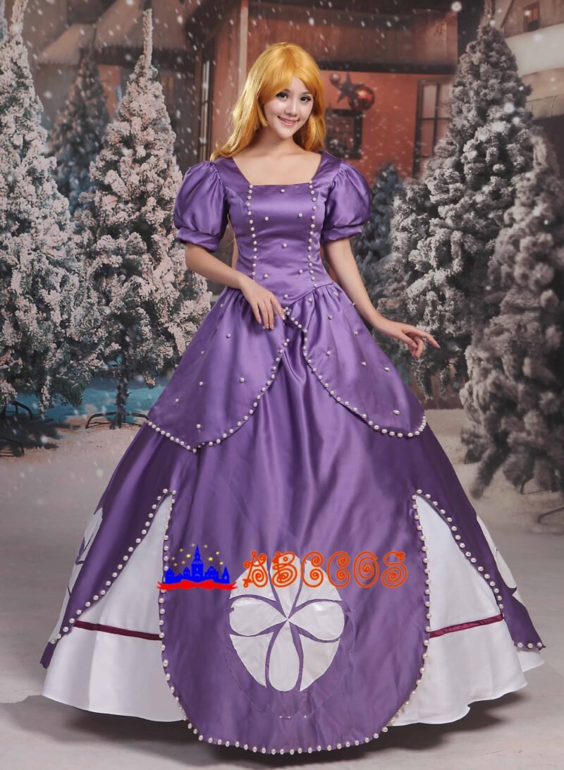 Disney Sofia the First sofia purple Princess Dress cosplay costume