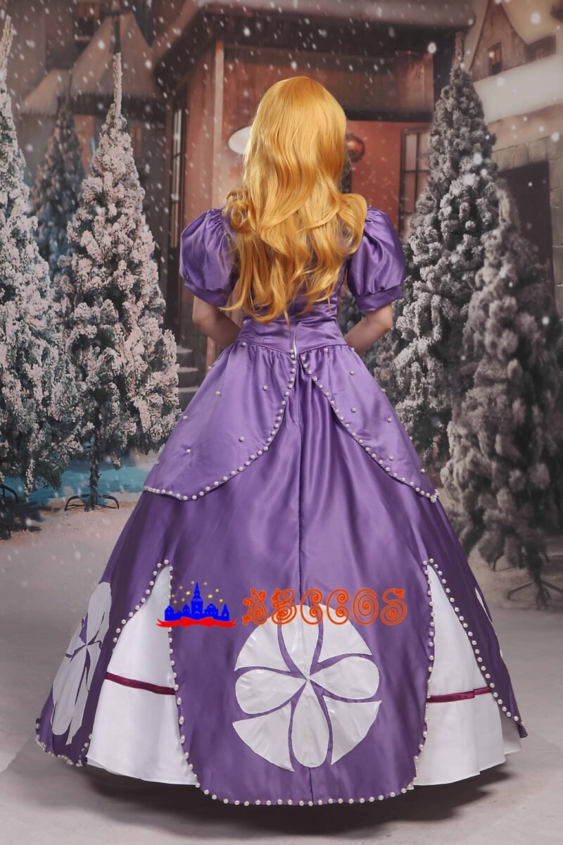 Disney Sofia the First sofia purple Princess Dress cosplay costume