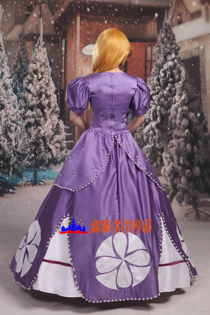 Disney Sofia the First sofia purple Princess Dress cosplay costume