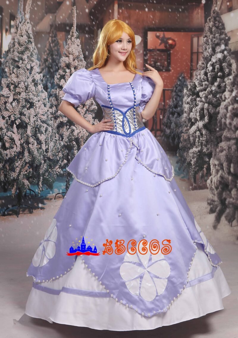 Disney Sofia the First sofia lavender princess dress cosplay costume Disney Sofia the First sofia lavender princess dress cosplay costume