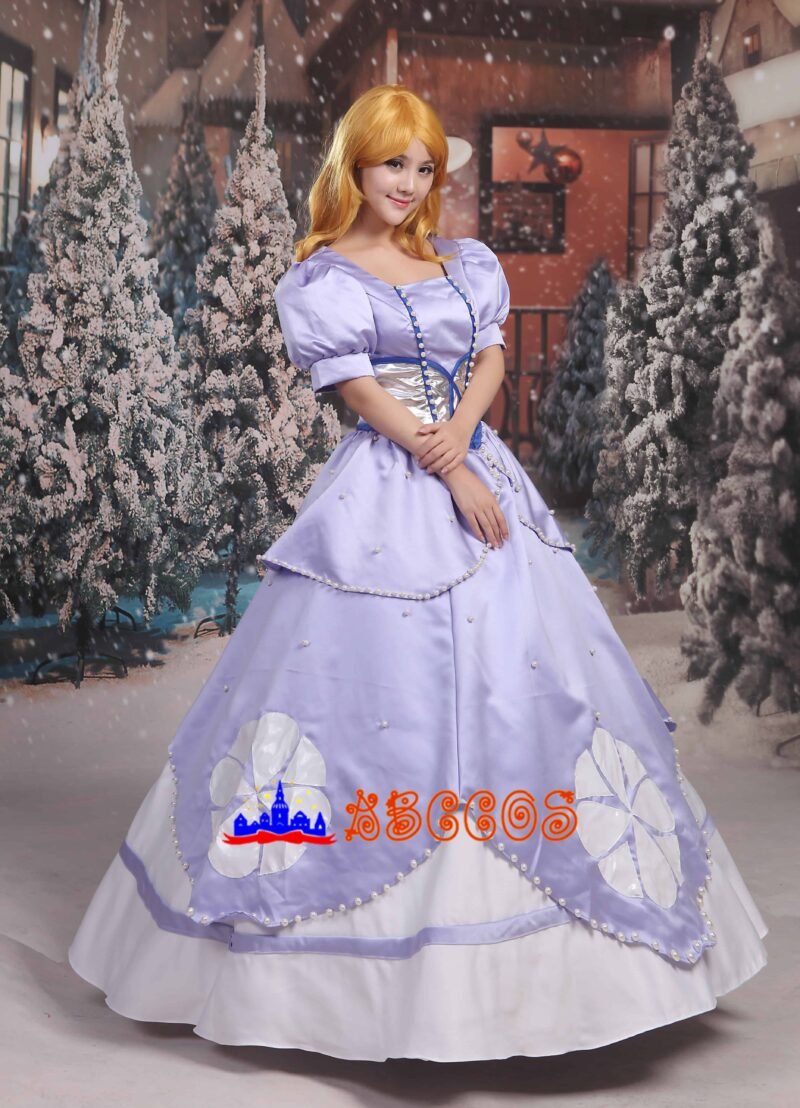 Disney Sofia the First sofia lavender princess dress cosplay costume Disney Sofia the First sofia lavender princess dress cosplay costume