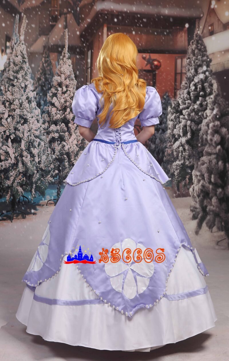 Disney Sofia the First sofia lavender princess dress cosplay costume Disney Sofia the First sofia lavender princess dress cosplay costume