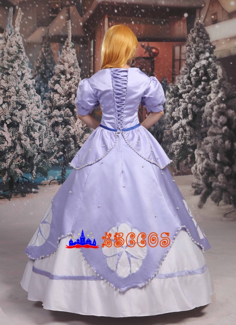 Disney Sofia the First sofia lavender princess dress cosplay costume Disney Sofia the First sofia lavender princess dress cosplay costume