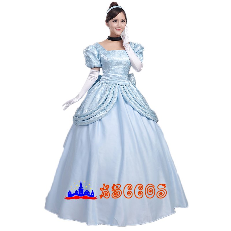 Disney Cinderella Ella princess dress cosplay costume Disney Cinderella Ella princess dress cosplay costume